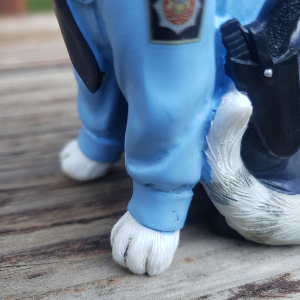 The Hamilton Collection to Purr-tect & Serve Cat Figurine - OFFICE-PURR Cat - Picture 12 of 13